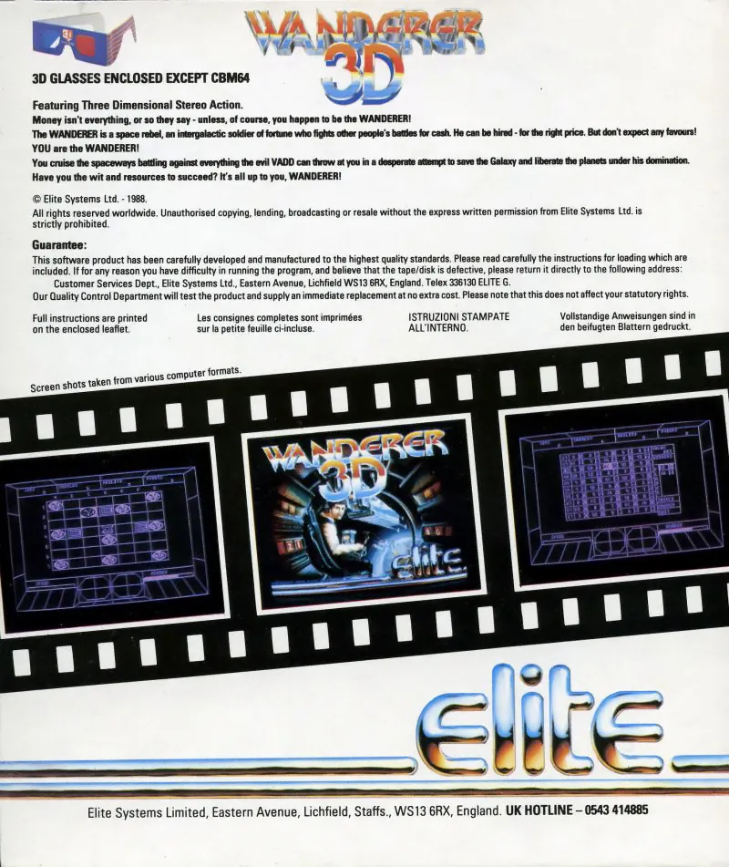 Wanderer 3D box back