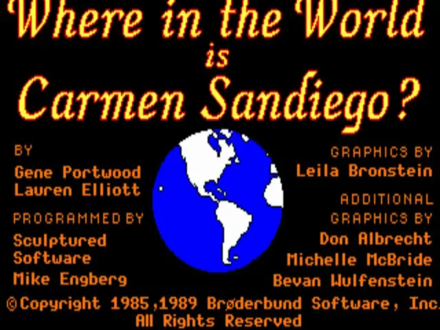 Where In The World Is Carmen Sandiego? screenshot