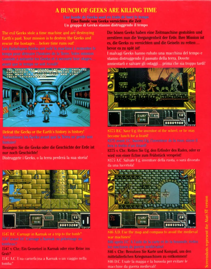 Zone Warrior box back
