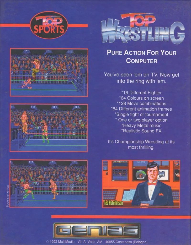 Top Wrestling box back