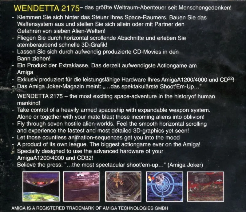 Wendetta 2175 box back
