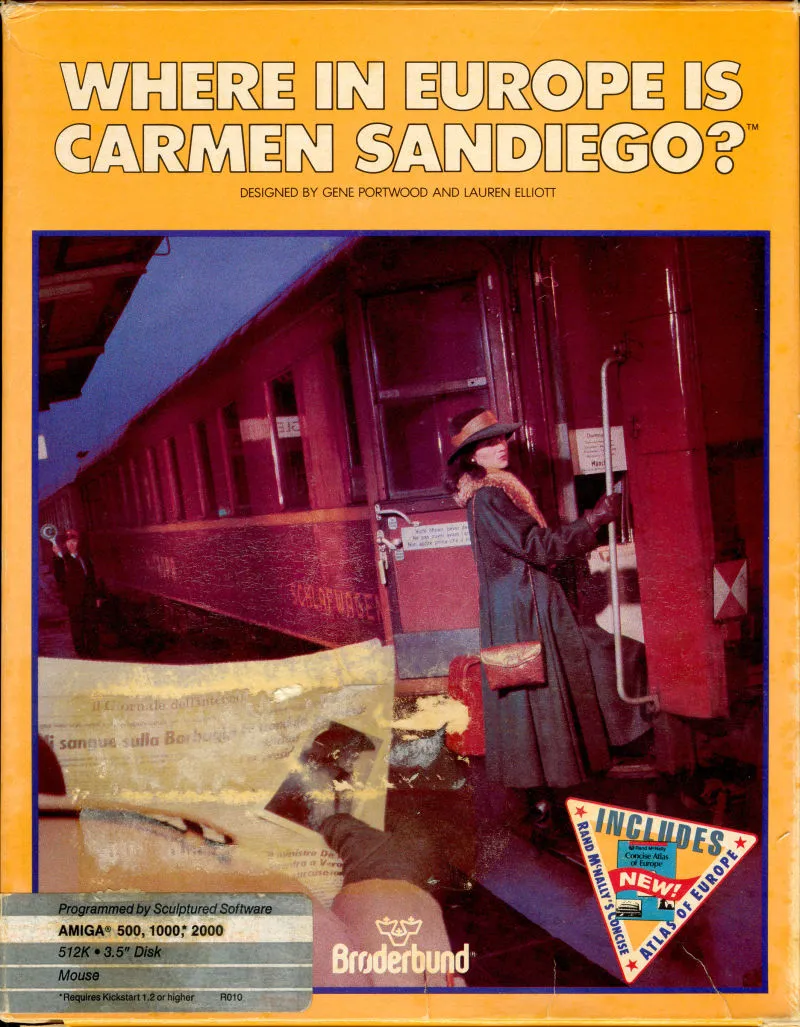 Where in Europe is Carmen Sandiego? box art