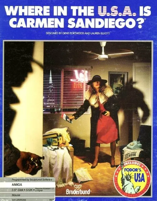 Where in the U.S.A. Is Carmen Sandiego? box art