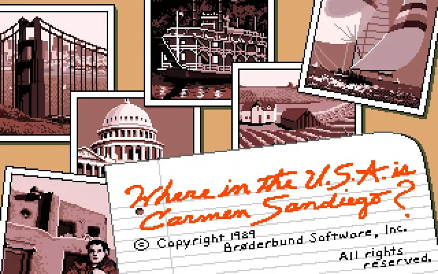 Where in the U.S.A. Is Carmen Sandiego? screenshot