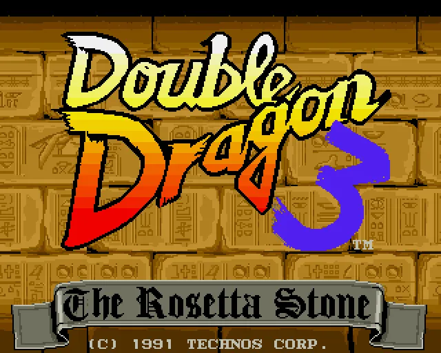 Double Dragon III: The Rosetta Stone screenshot