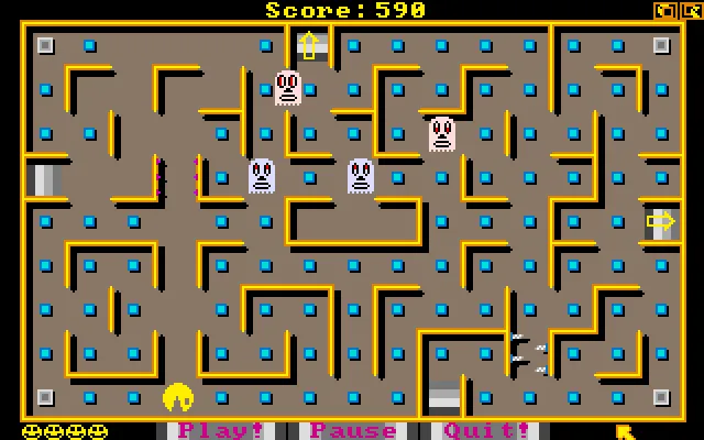 Backdrop artwork for Pacman 87