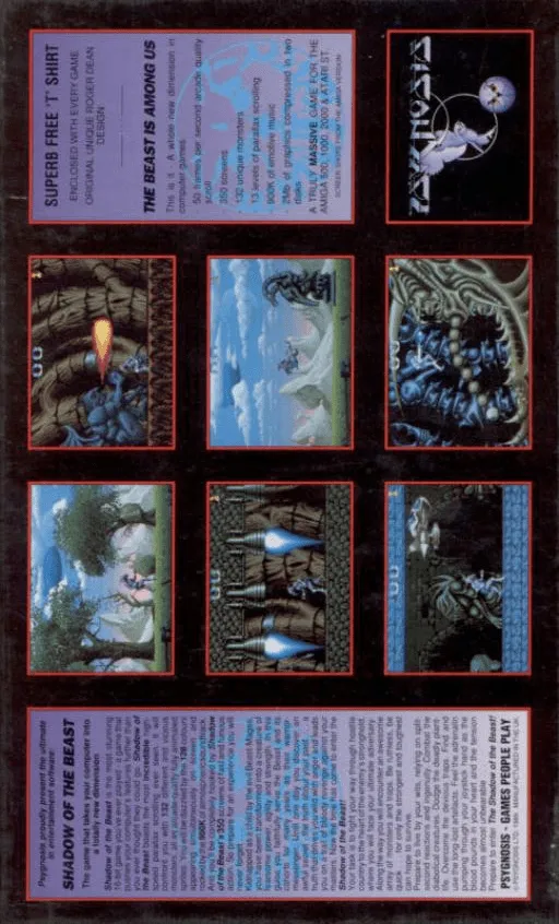 Shadow of the Beast box back