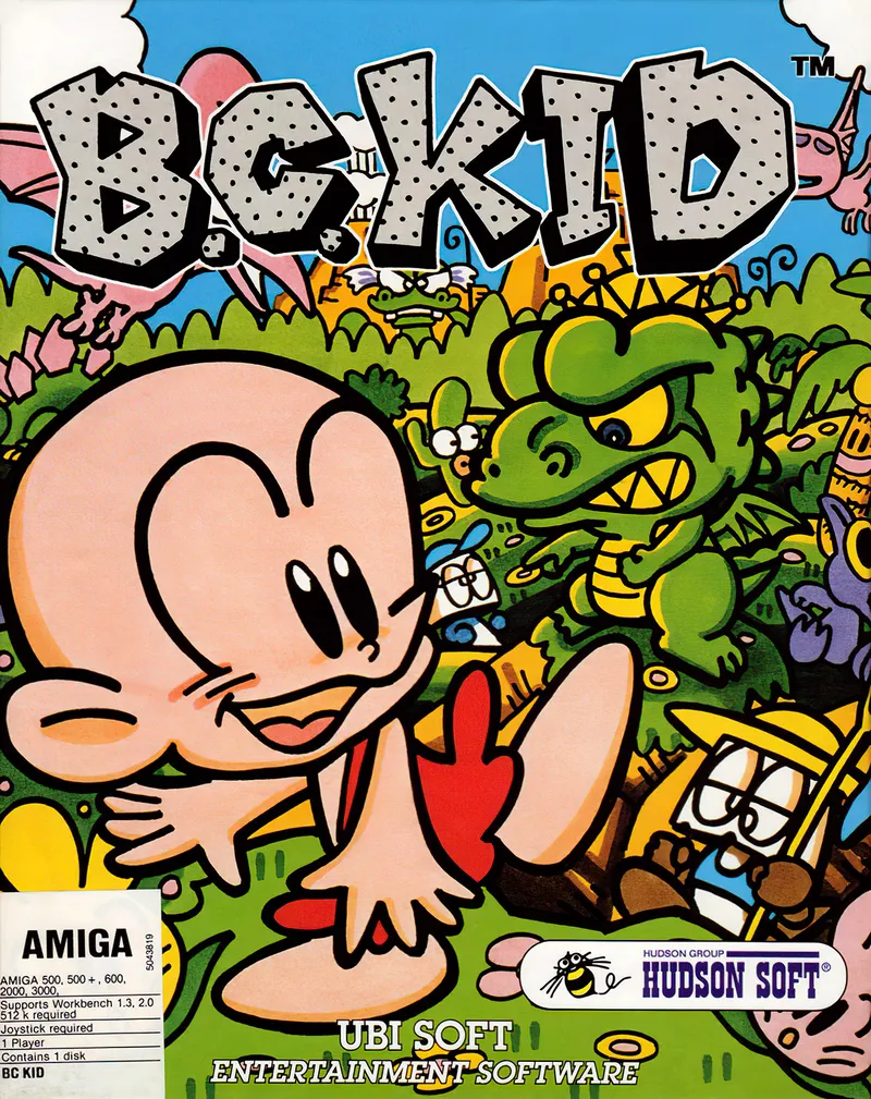 B.C. Kid cover art for Commodore Amiga