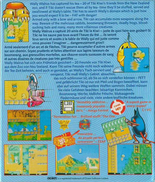 The New Zealand Story box back