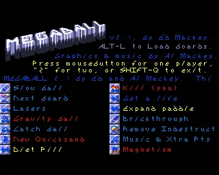 Megaball v2 screenshot