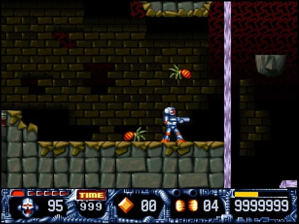 Backdrop artwork for Turrican II AGA