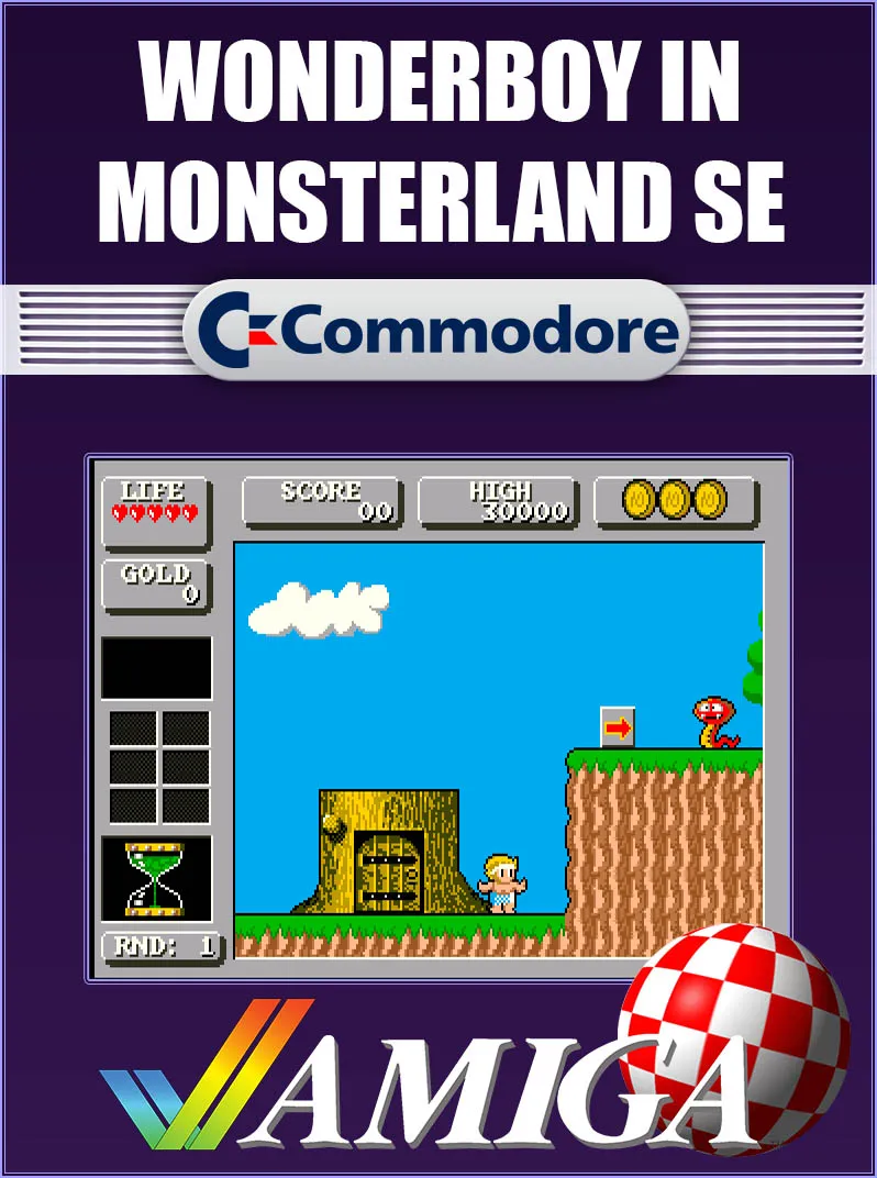 Wonderboy in Monsterland SE box art