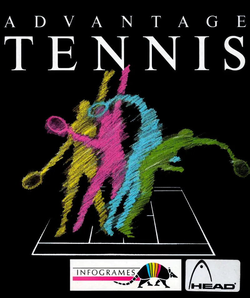 Advantage Tennis cover art for Commodore Amiga