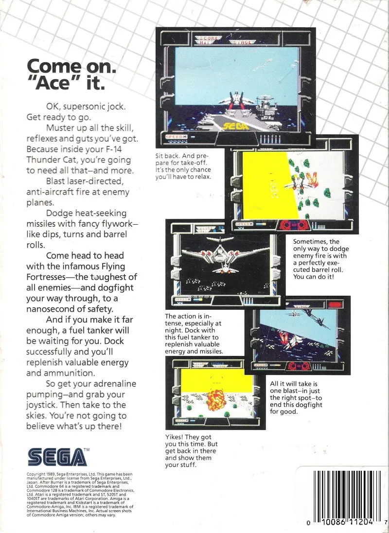 After Burner box back