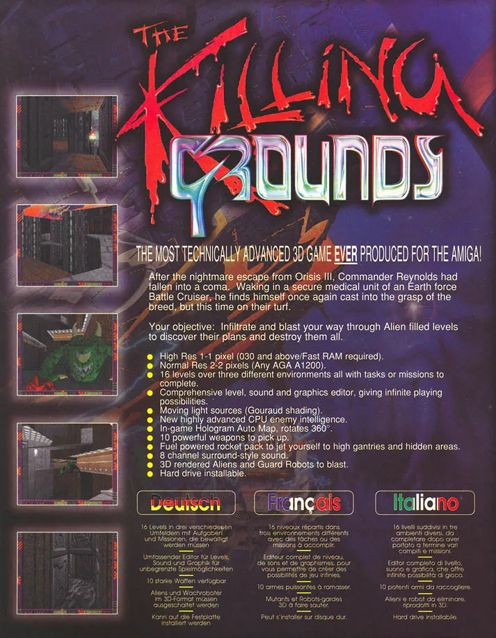 Alien Breed 3D 2: The Killing Grounds box back
