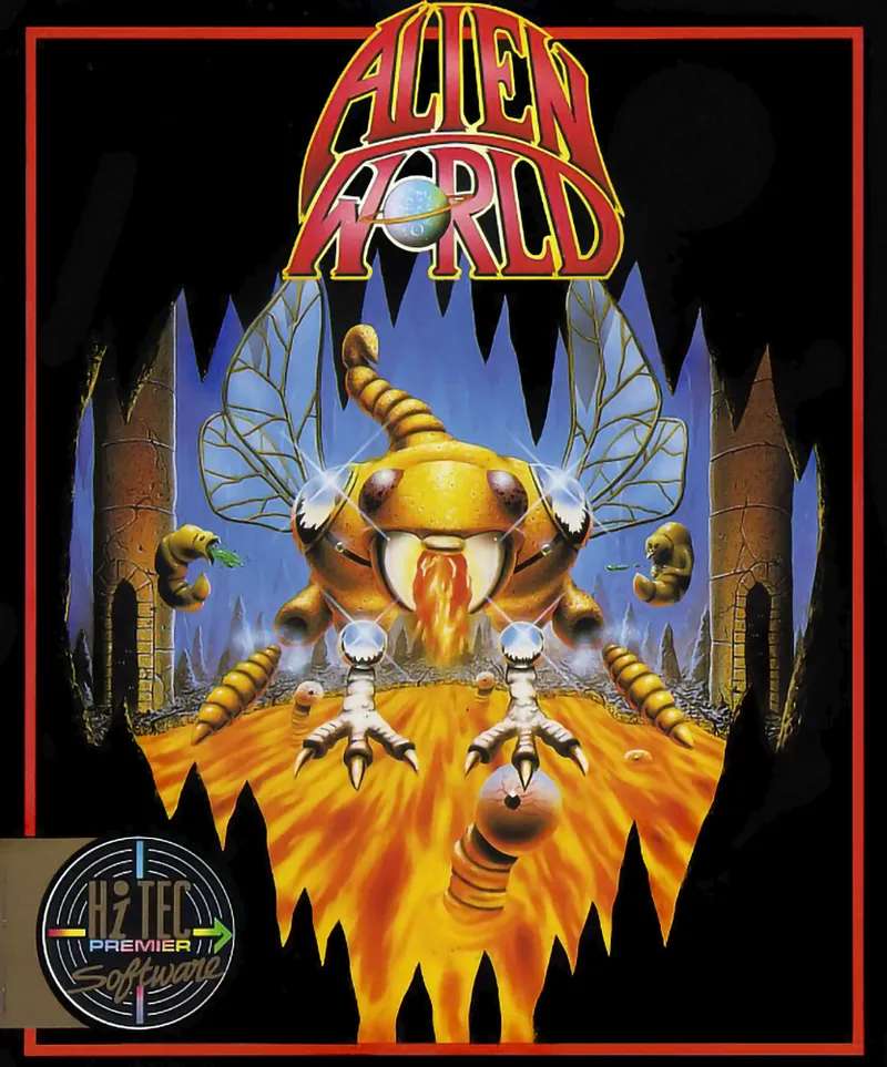 Alien World cover art for Commodore Amiga