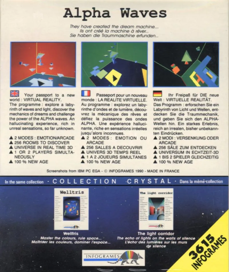 Alpha Waves box back