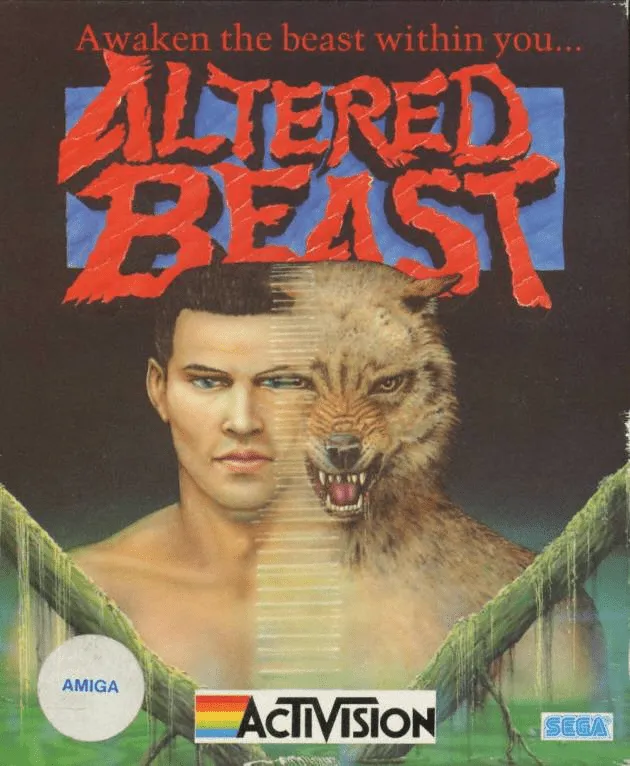 Altered Beast cover art for Commodore Amiga