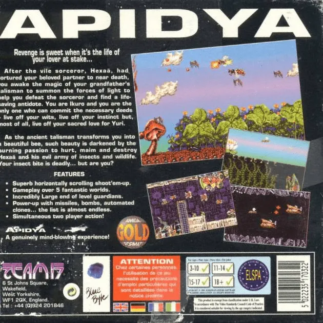 Apidya box back