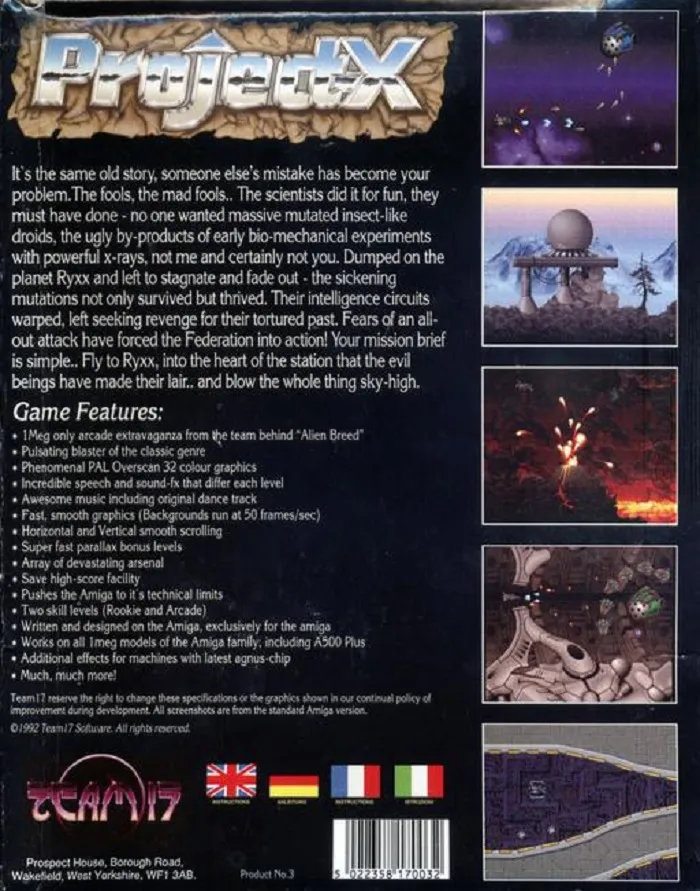Project-X box back