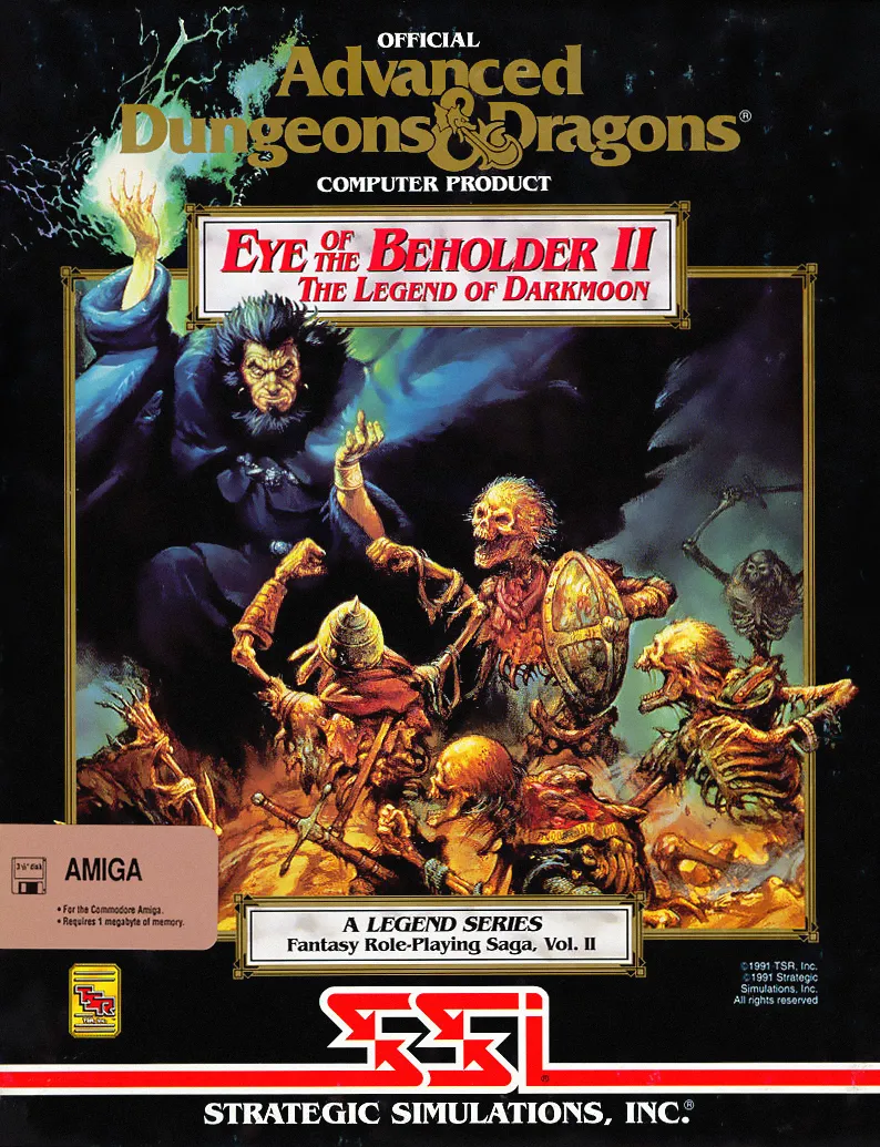 Eye of the Beholder II: The Legend of Darkmoon box art