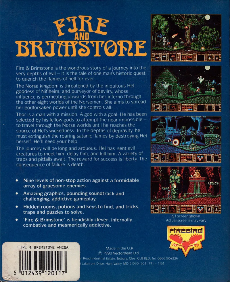 Fire and Brimstone box back