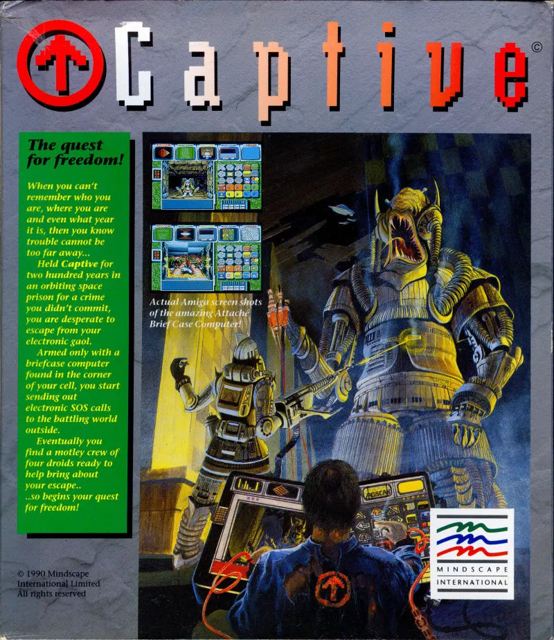 Captive box back
