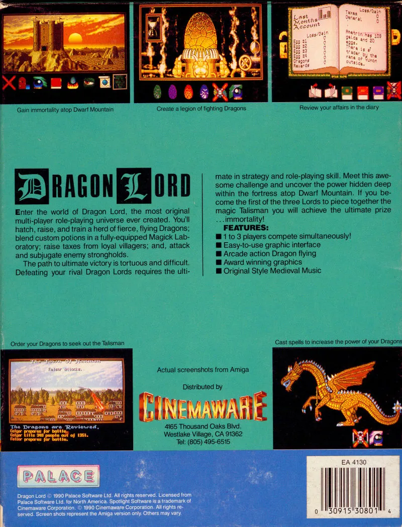 Dragons Breath box back