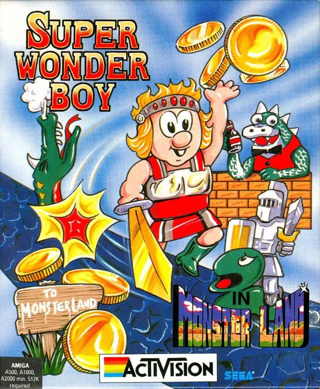 Wonderboy in Monsterland box art