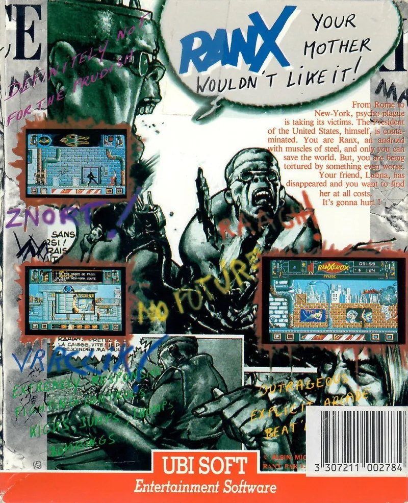 Ranx: The Video Game box back