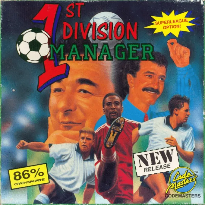 1st Division Manager cover art for Commodore Amiga