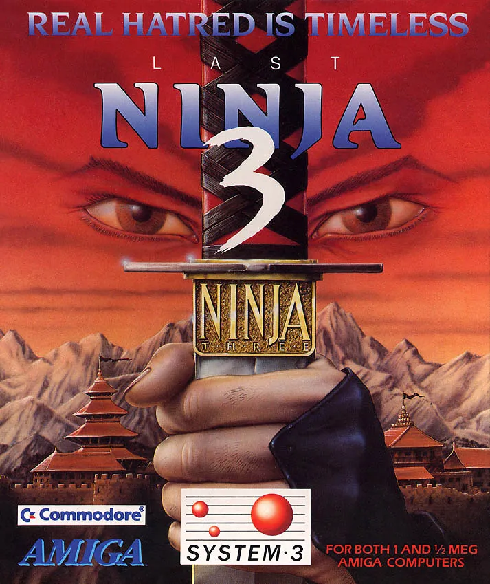 Last Ninja 3 box art
