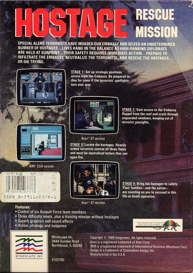 Hostages box back