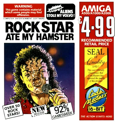 Rock Star Ate My Hamster box art