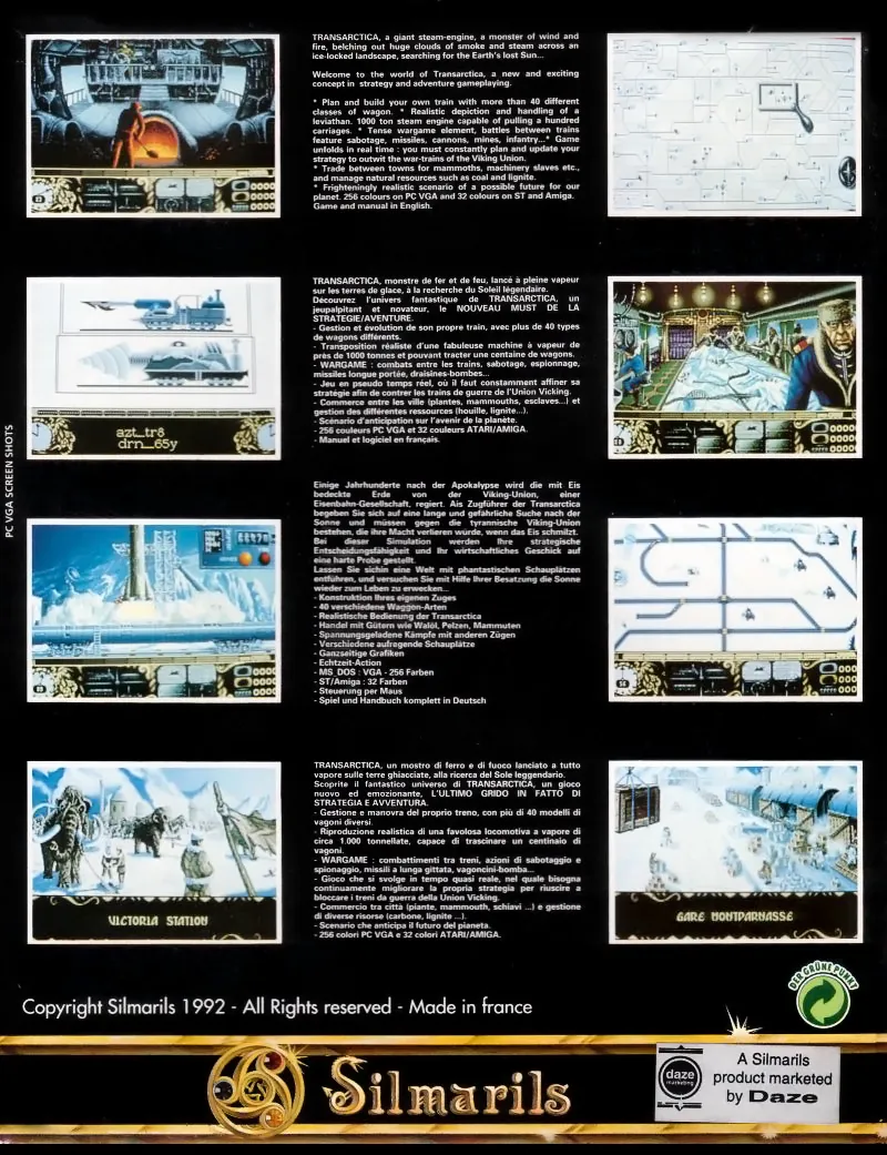 Transarctica box back