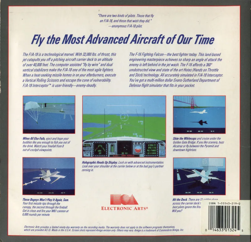 F/A-18 Interceptor box back