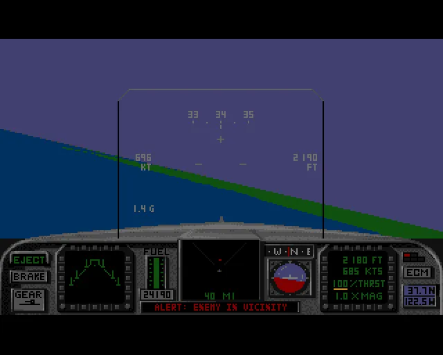 Backdrop artwork for F/A-18 Interceptor