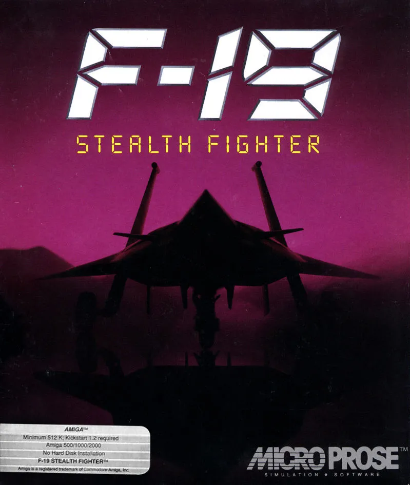 F-19 Stealth Fighter box art