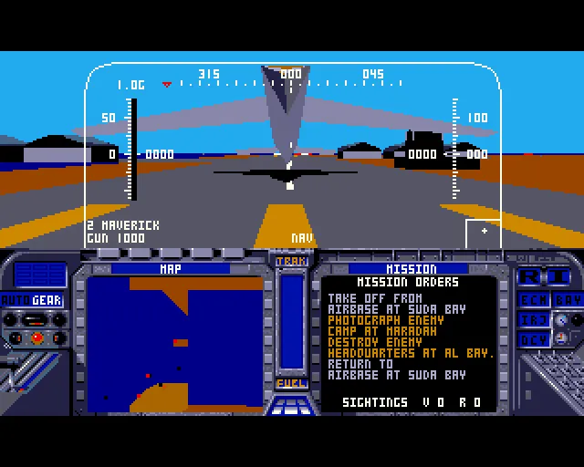 Backdrop artwork for F-19 Stealth Fighter