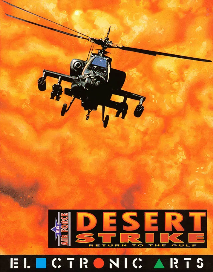 Desert Strike: Return to the Gulf cover art for Commodore Amiga