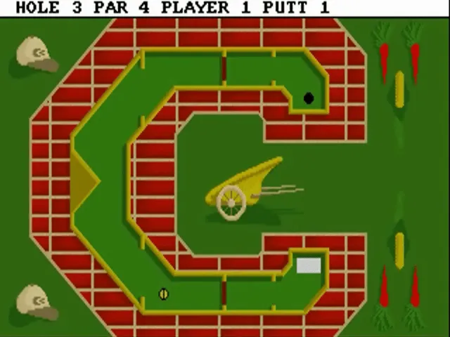 Backdrop artwork for Hole In One & Data Disks