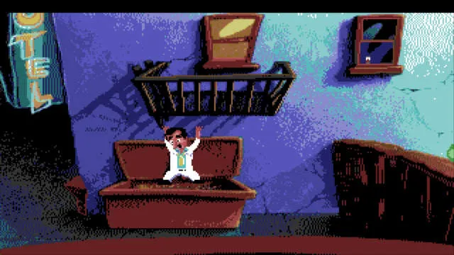 Leisure Suit Larry in the Land of the Lounge Lizards Enhanced cover art for Commodore Amiga