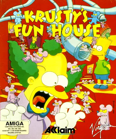 Krustys Super Fun House box art