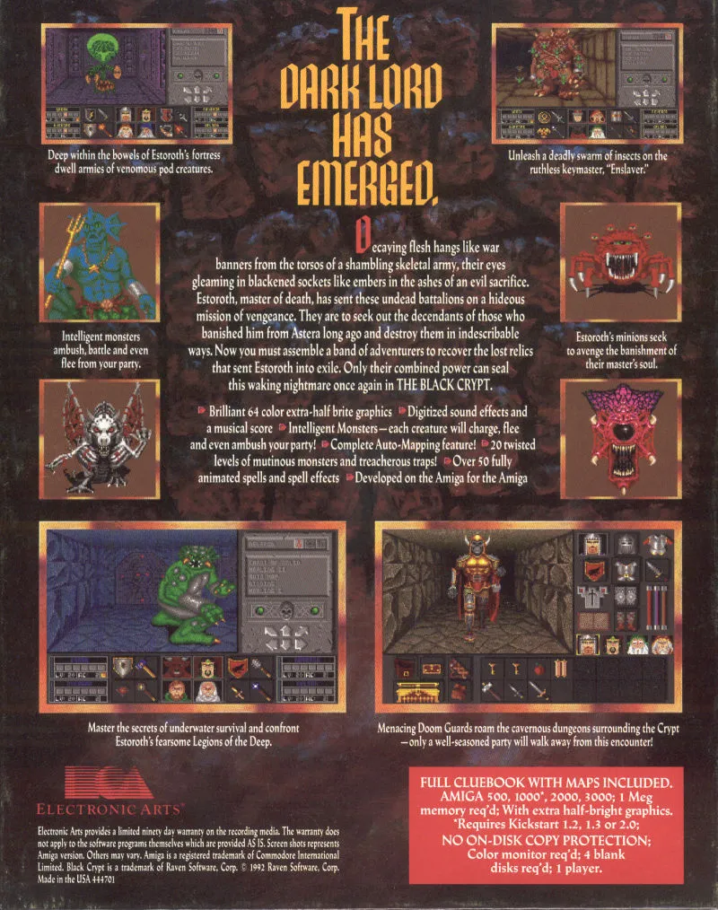 Black Crypt box back