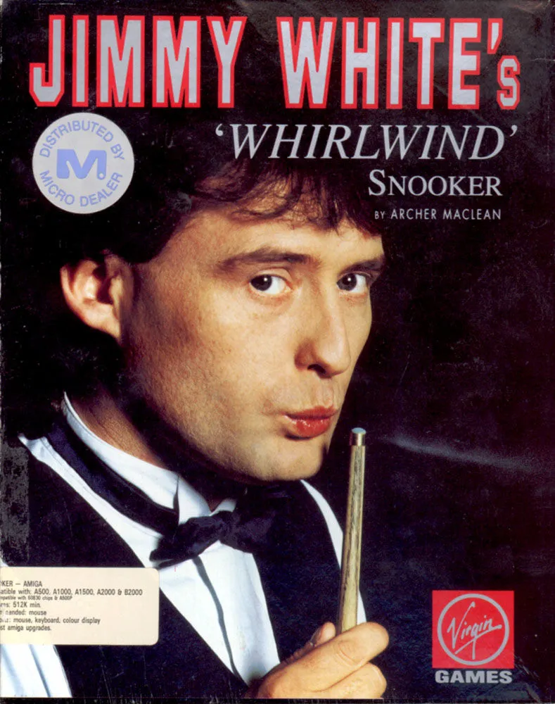 Jimmy White's 'Whirlwind' Snooker box art