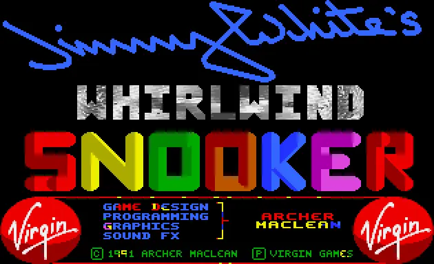 Jimmy White's 'Whirlwind' Snooker screenshot