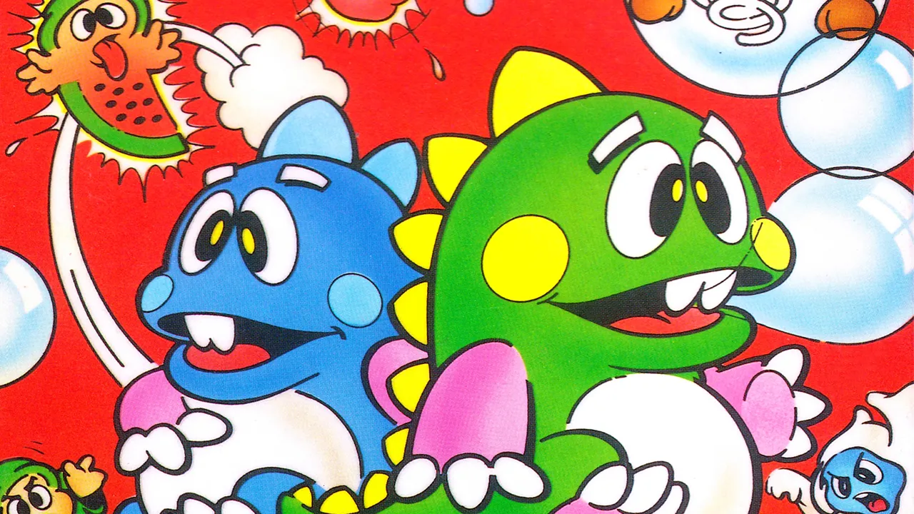 Backdrop artwork for Bubble Bobble