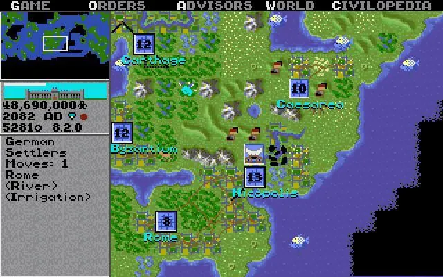 Backdrop artwork for Sid Meier's Civilization