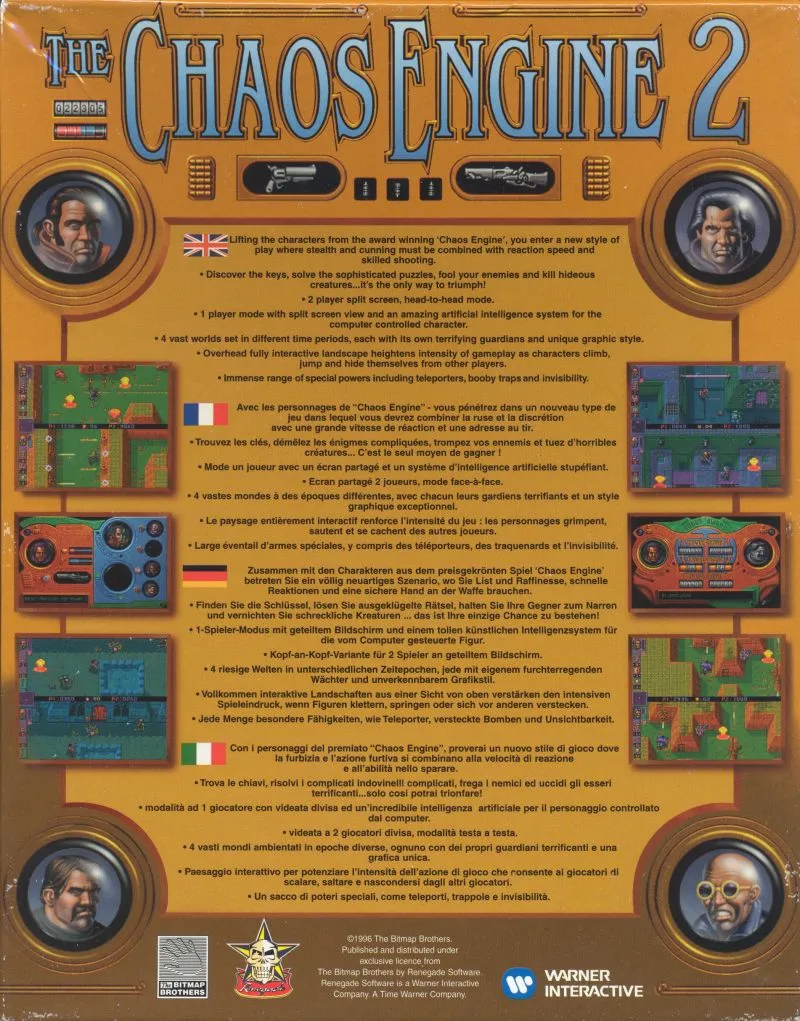 The Chaos Engine 2 box back