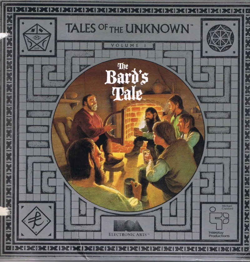 Tales of the Unknown: Volume I: The Bard's Tale cover art for Commodore Amiga